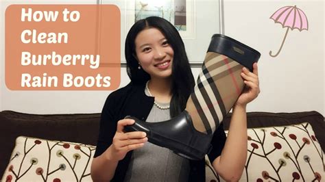 How to Clean and Maintain Burberry Rain Boots 